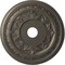 Ekena Millwork Baltimore PVC Medallion (Canopies up to 7 3/4"), 22"OD x 3 1/2"ID x 1"P, Metallic Weathered Steel CMP22BADST - alternate 1